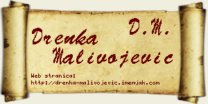 Drenka Malivojević vizit kartica